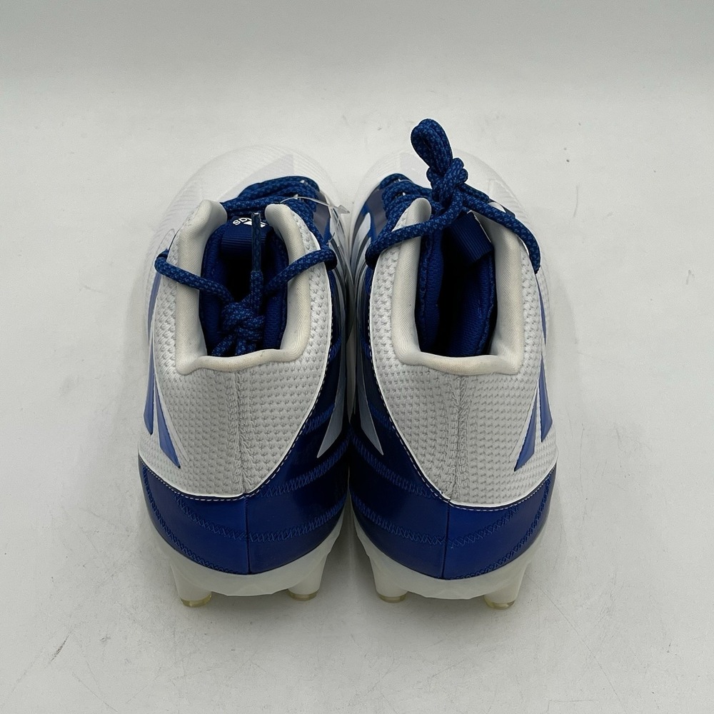 NEW! Adidas Freak X Carbon Mid Football Cleats - White/Blue - Size 13.5 - F97435 - Picture 4 of 13
